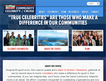Tablet Screenshot of cabotcelebritycruise.com